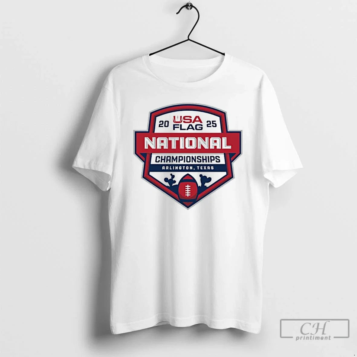 Classic 2025 Usa Flag National Championships - Adult & Kids T-Shirts, Sweatshirts & Hoodies apparel design preview 1