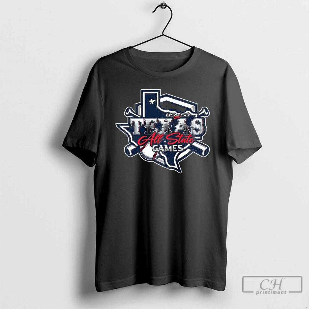 Classic 2025 Usssa Tx All State Games - Adult & Kids T-Shirts, Sweatshirts & Hoodies apparel design preview 1