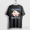Classic Am Pibble Wash My Belly Funny Dog Clean Meme - Adult & Kids T-Shirts, Sweatshirts & Hoodies apparel design preview 1
