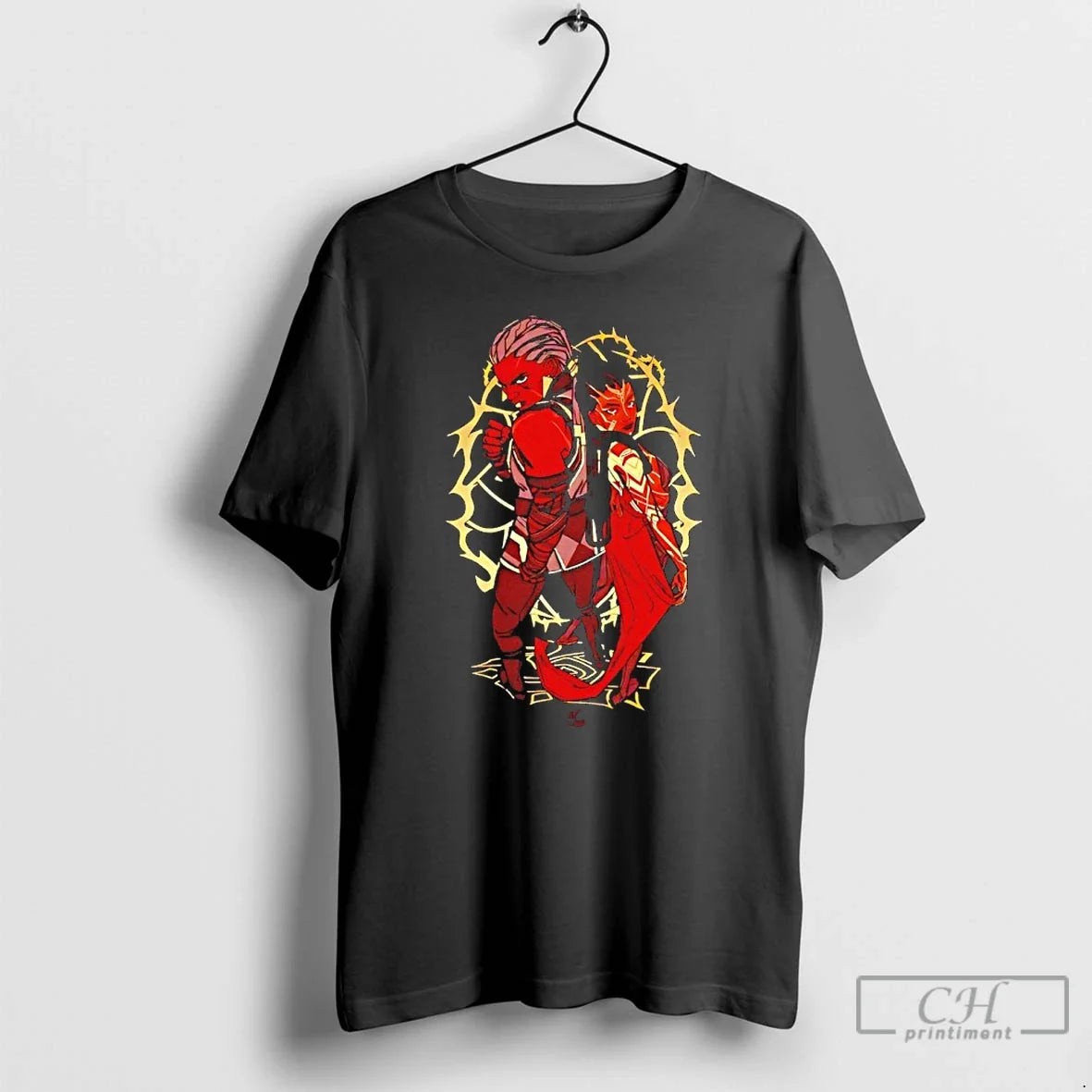 Classic Arcane Mel And Ambessa Foil - Adult & Kids T-Shirts, Sweatshirts & Hoodies apparel design preview 1