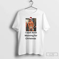 Classic Arch Manning Santa Hat I Want For Christmas - Adult & Kids T-Shirts, Sweatshirts & Hoodies apparel design preview 1