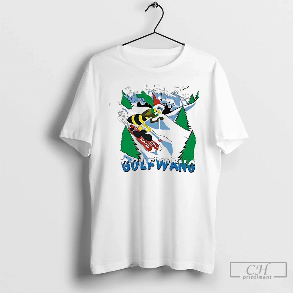 Classic Bee Is Skiing Golfwang Funny Cute - Adult & Kids T-Shirts, Sweatshirts & Hoodies apparel design preview 1