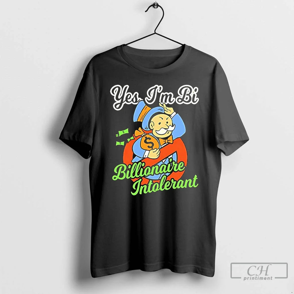 Classic Billionaire Intolerant Yes Im Bi - Adult & Kids T-Shirts, Sweatshirts & Hoodies apparel design preview 1