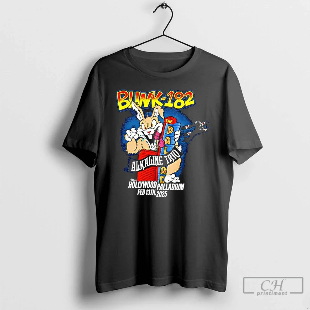 Classic Biwk 182 Alkaline Trio Hollywood Palladium - Adult & Kids T-Shirts, Sweatshirts & Hoodies apparel design preview 1
