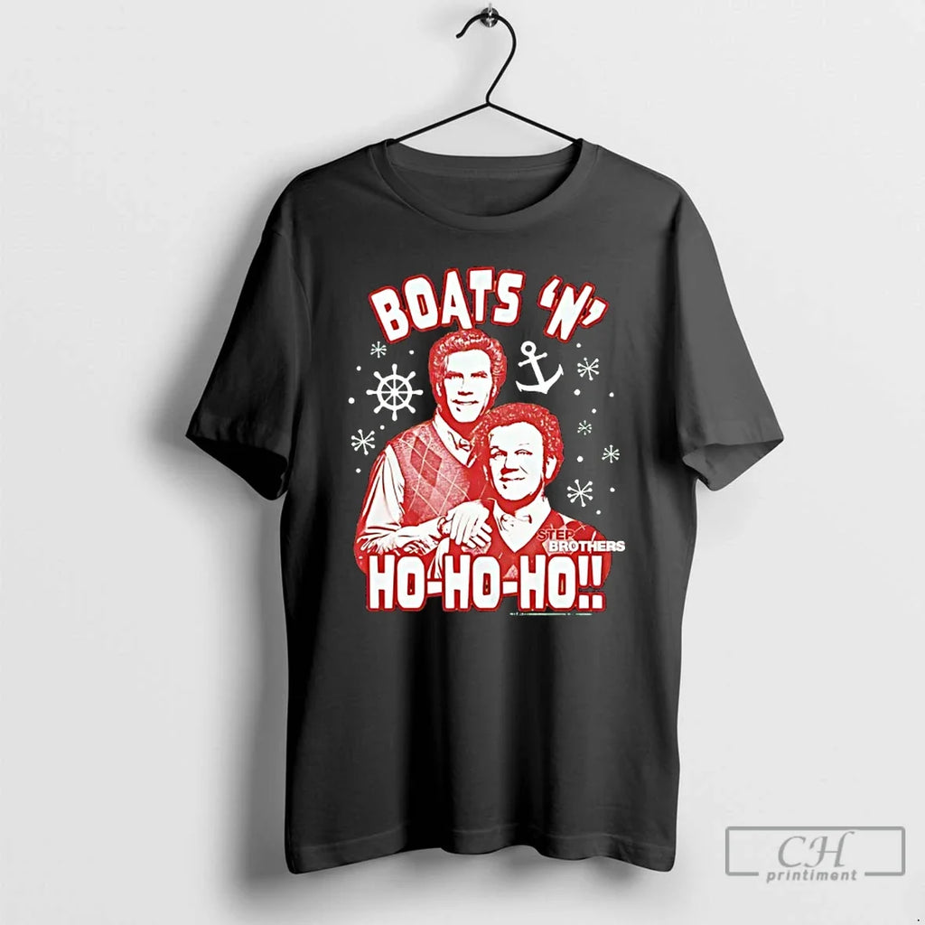 Classic Boats N Ho Step Brothers Christmas - Adult & Kids T-Shirts, Sweatshirts & Hoodies apparel design preview 1