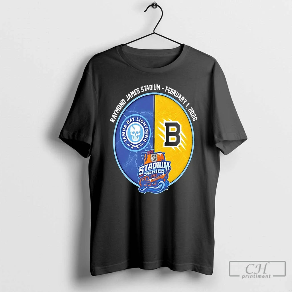 Classic Boston Bruins Vs Tampa Bay Lightning 2026 - Adult & Kids T-Shirts, Sweatshirts & Hoodies apparel design preview 1