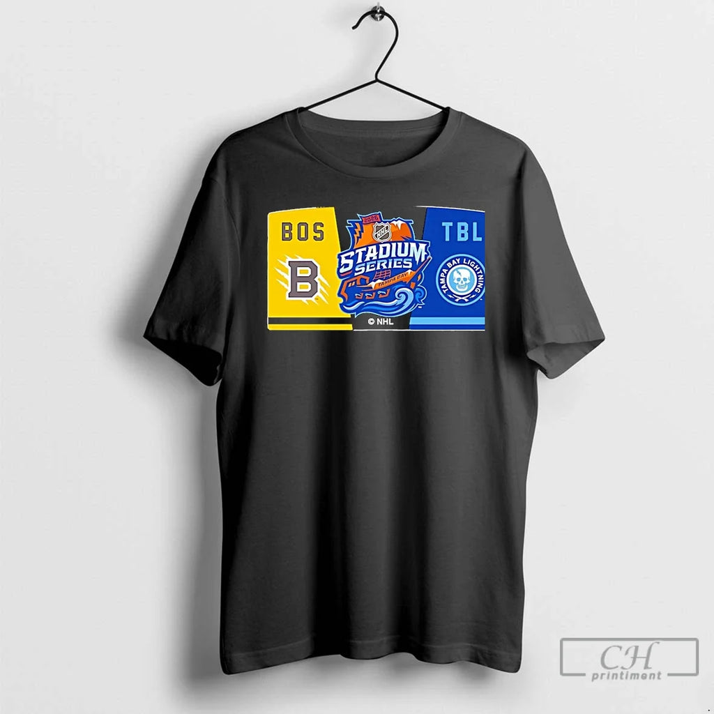 Classic Boston Bruins Vs Tampa Bay Lightning 2026 - Adult & Kids T-Shirts, Sweatshirts & Hoodies apparel design preview 1