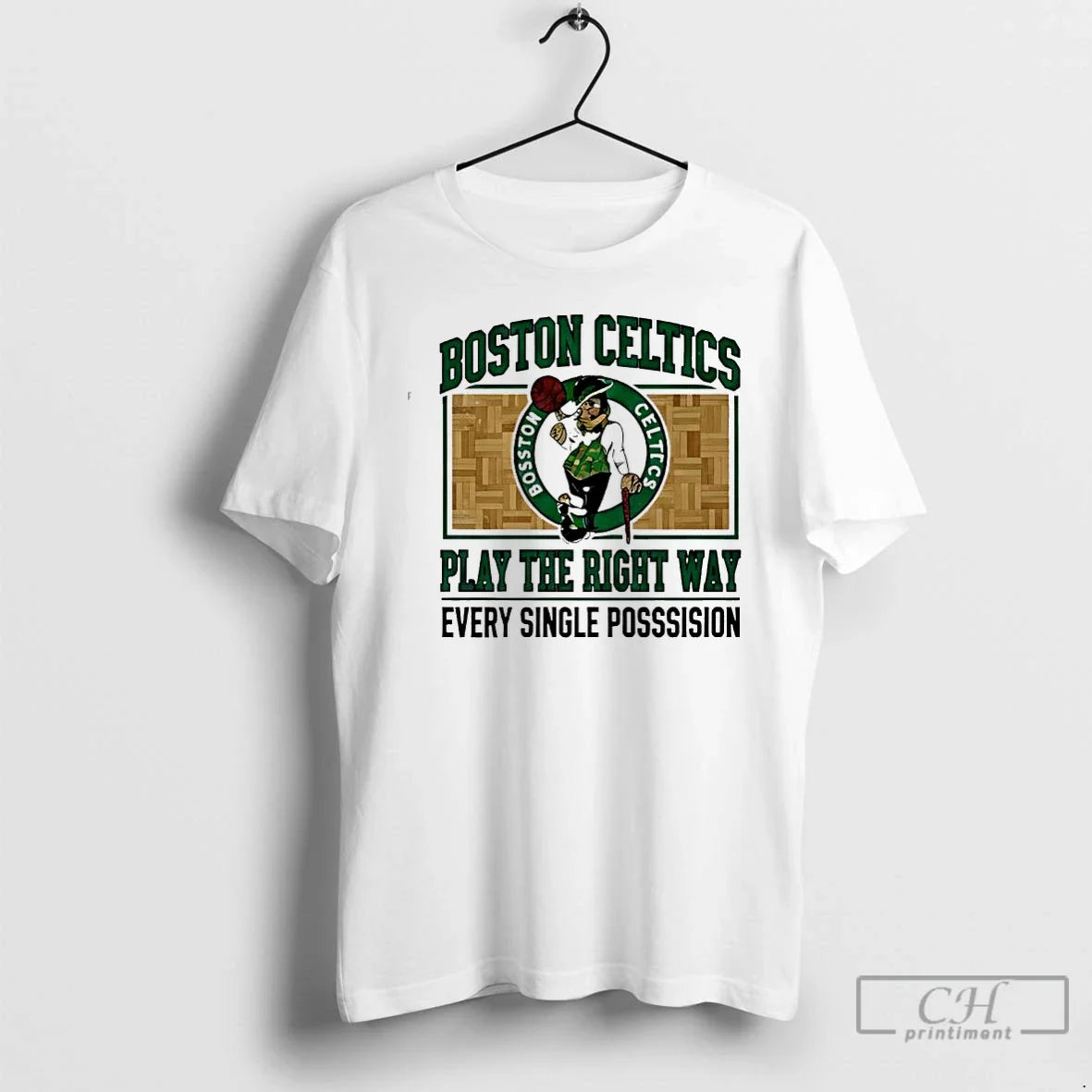 Classic Boston Celtics Play The Right Way Every - Adult & Kids T-Shirts, Sweatshirts & Hoodies apparel design preview 1