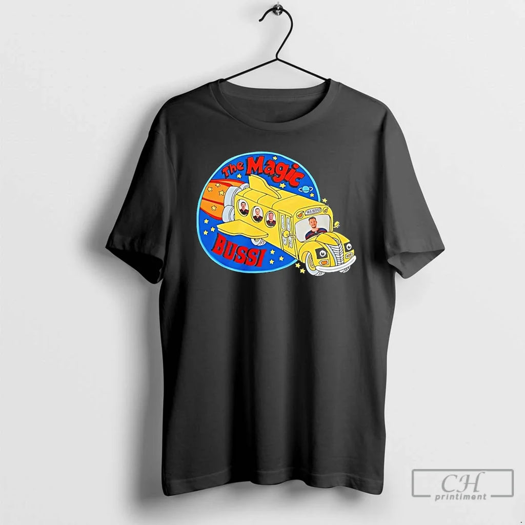 Classic Carolina Hurricanes The Magic Bussi - Adult & Kids T-Shirts, Sweatshirts & Hoodies apparel design preview 1