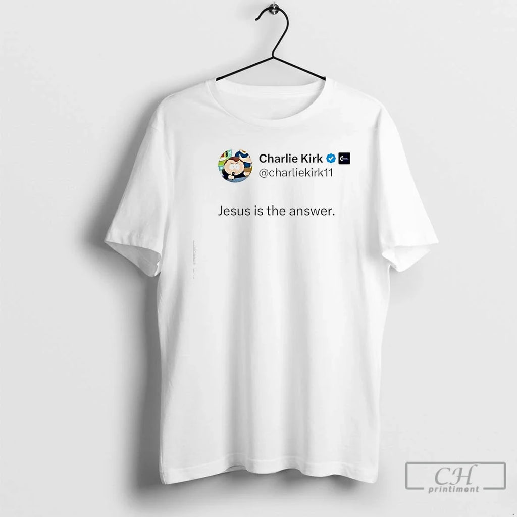 Classic Charlie Kirks X Account Post Jesus Is The - Adult & Kids T-Shirts, Sweatshirts & Hoodies apparel design preview 1