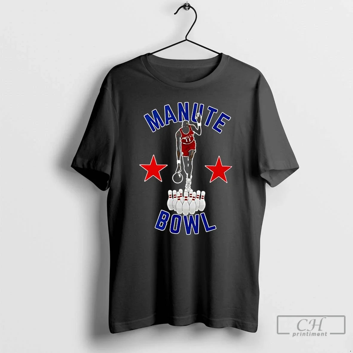 Classic Chicago Bulls Manute Bowl - Adult & Kids T-Shirts, Sweatshirts & Hoodies apparel design preview 1