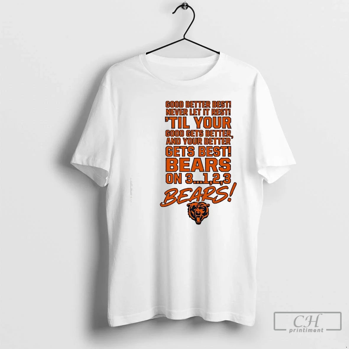 Classic Chicago Good Better Best Never Let It Rest - Adult & Kids T-Shirts, Sweatshirts & Hoodies apparel design preview 1