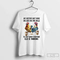 Classic Chicken Coffee My Sister Not Rude She Just - Adult & Kids T-Shirts, Sweatshirts & Hoodies apparel design preview 1