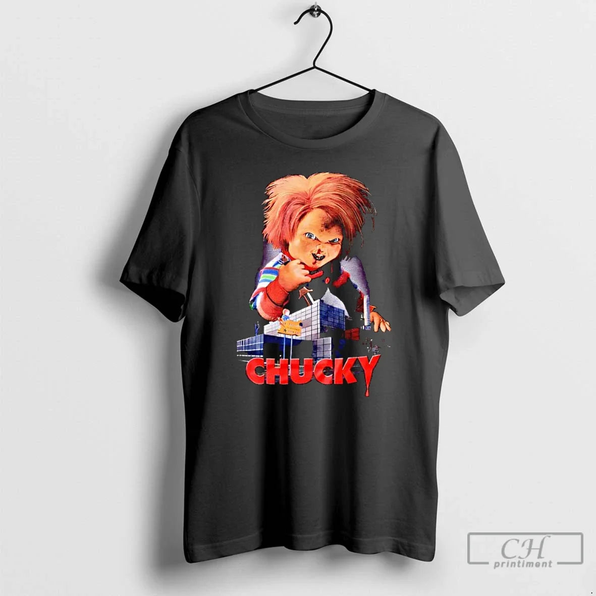 Classic Chucky Toy Factory - Adult & Kids T-Shirts, Sweatshirts & Hoodies apparel design preview 1
