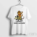 Classic Cowboy Cat Riding Possum Rootin And Tootin - Adult & Kids T-Shirts, Sweatshirts & Hoodies apparel design preview 1
