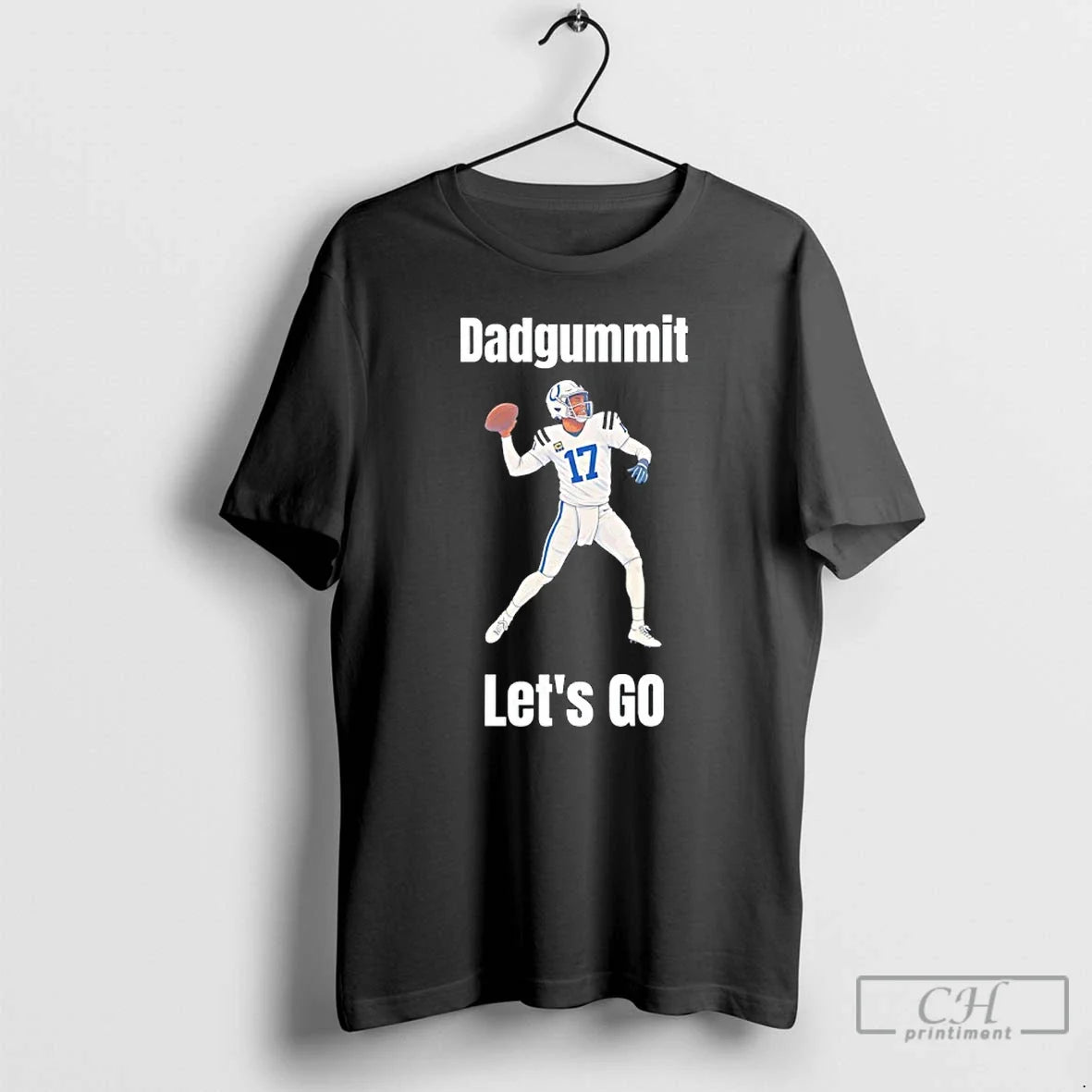 Classic Dadgummit Lets Go Indy Colts Rivers - Adult & Kids T-Shirts, Sweatshirts & Hoodies apparel design preview 1