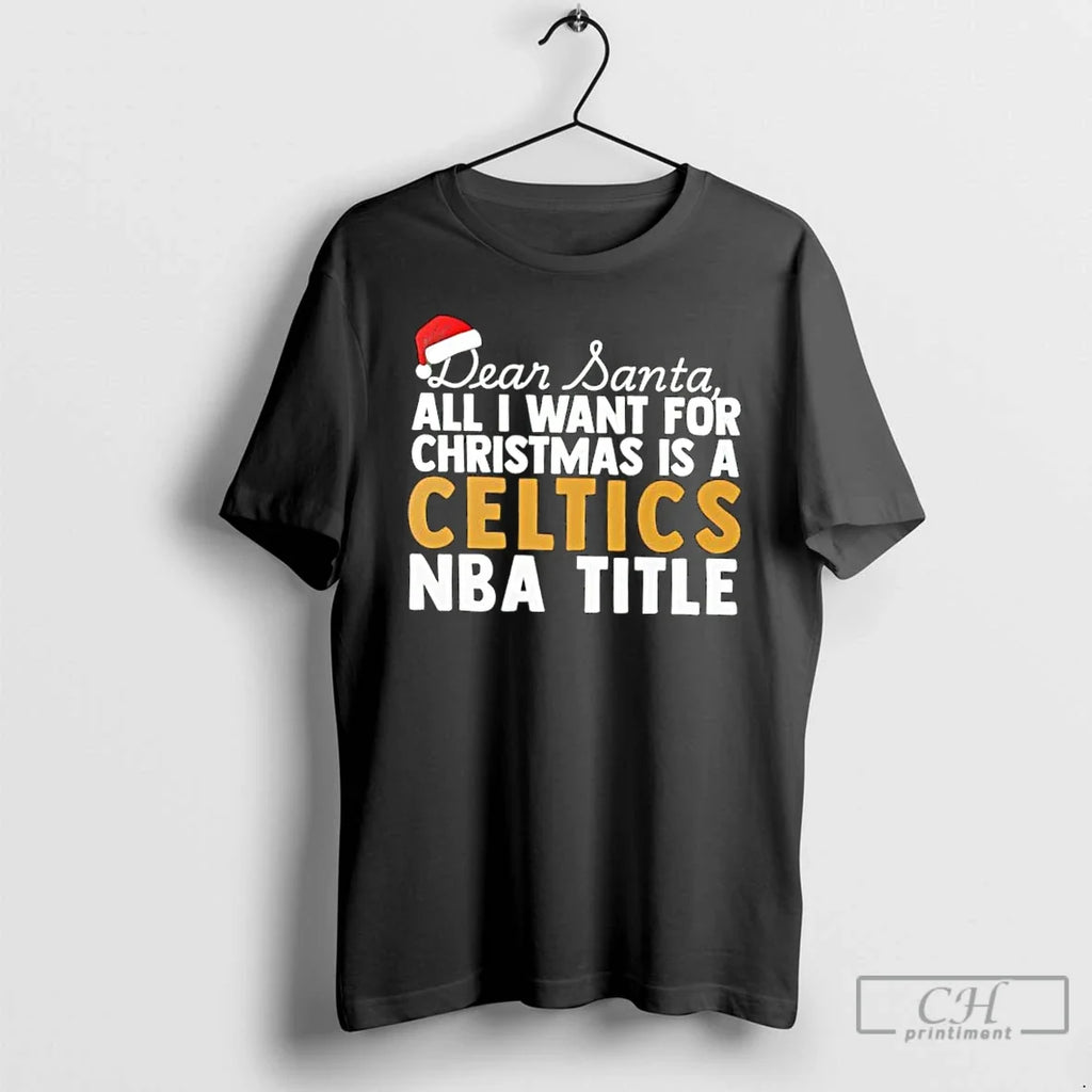 Classic Dear Santa All I Want For Christmas Is A - Adult & Kids T-Shirts, Sweatshirts & Hoodies apparel design preview 1