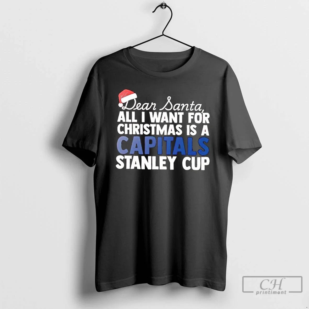 Classic Dear Santa All I Want For Christmas Is A - Adult & Kids T-Shirts, Sweatshirts & Hoodies apparel design preview 1