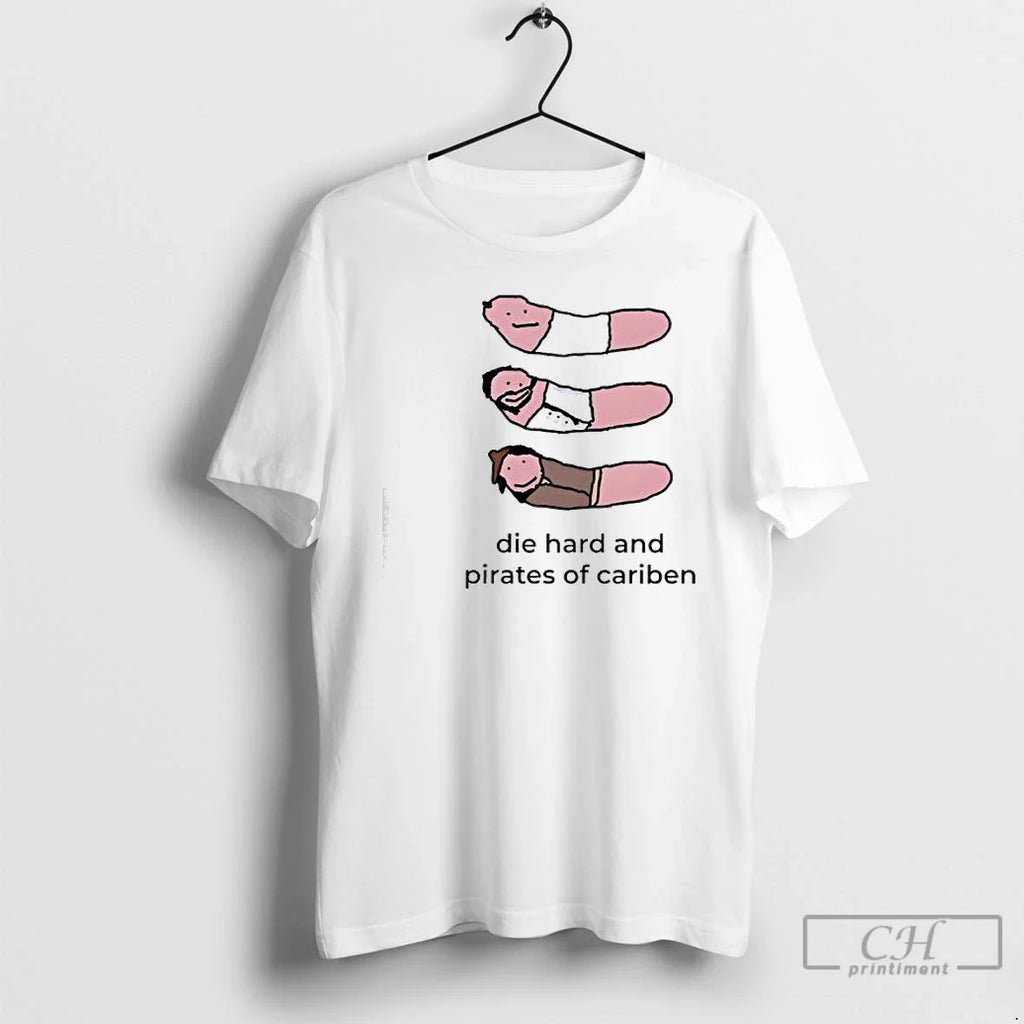 Classic Die Hard And Pirates Of Cariben - Adult & Kids T-Shirts, Sweatshirts & Hoodies apparel design preview 1