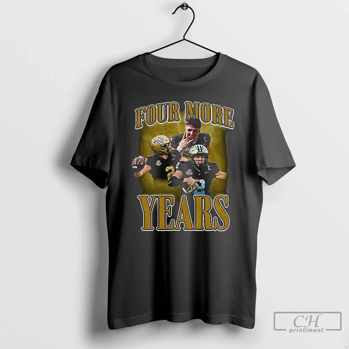 Classic Diego Pavia Vanderbilt Commodores Football - Adult & Kids T-Shirts, Sweatshirts & Hoodies apparel design preview 1