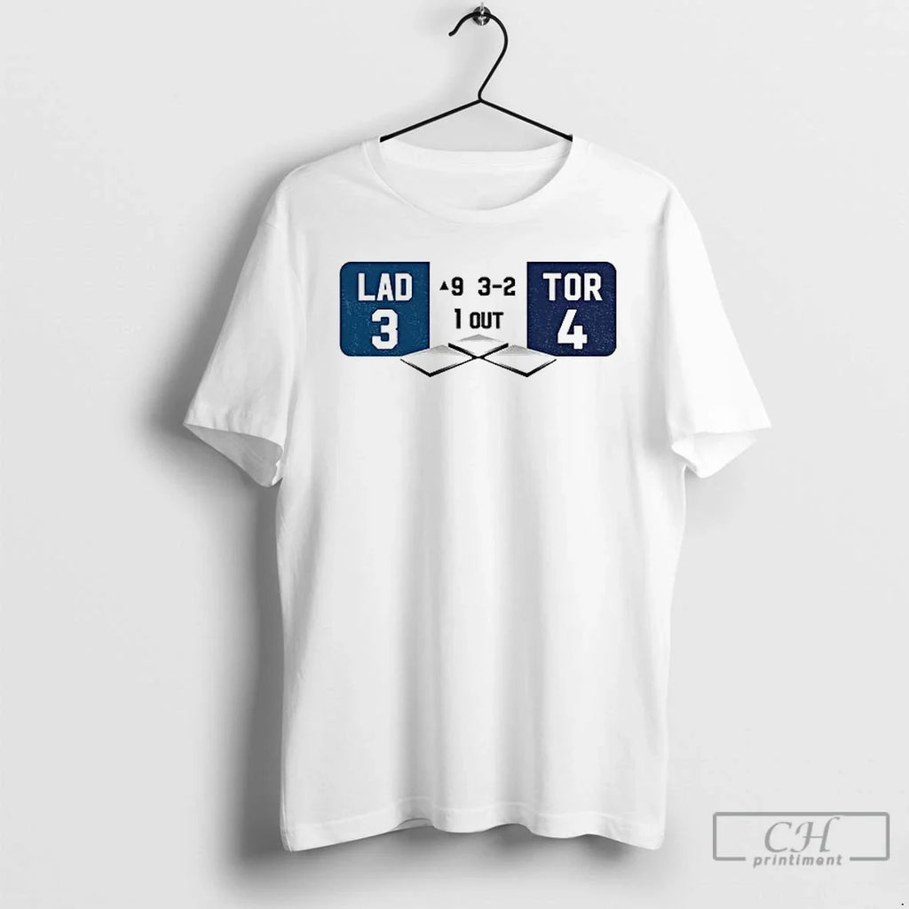 Classic Dodgers Blue Jays World Series Win Top Of The - Adult & Kids T-Shirts, Sweatshirts & Hoodies apparel design preview 1