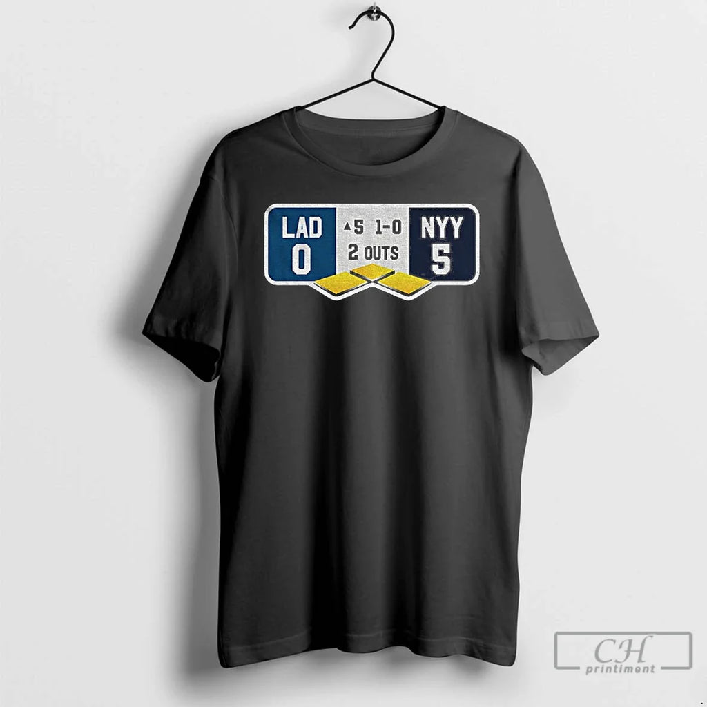 Classic Dodgers Yankees World Series Top Of The Fifth - Adult & Kids T-Shirts, Sweatshirts & Hoodies apparel design preview 1