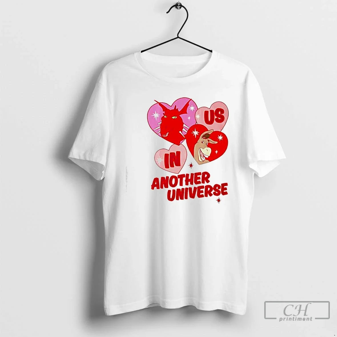 Classic Donkey Shrek Us In Another Universe - Adult & Kids T-Shirts, Sweatshirts & Hoodies apparel design preview 1