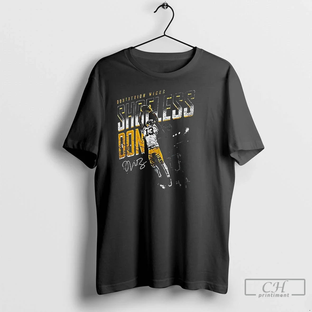 Classic Dontayvion Wicks Green Bay Packers Shoeless - Adult & Kids T-Shirts, Sweatshirts & Hoodies apparel design preview 1