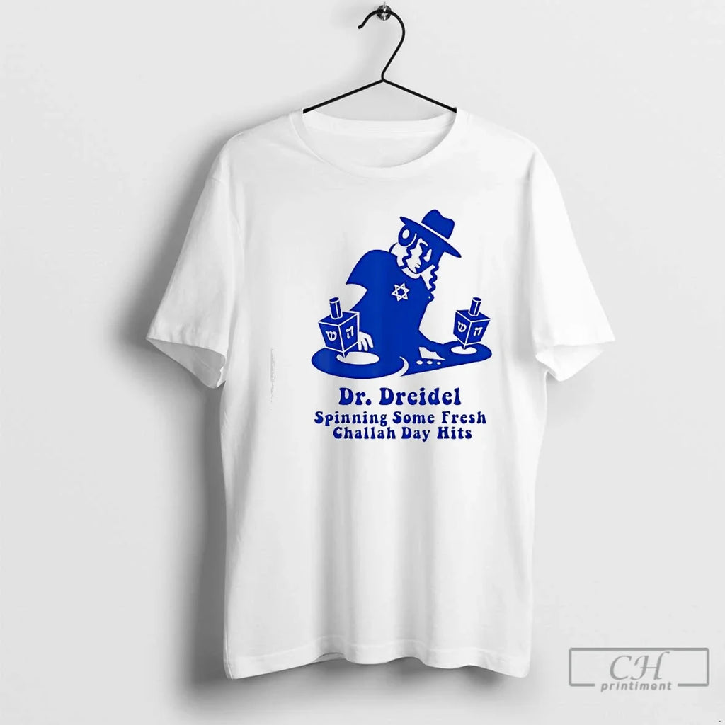 Classic Dr Dreidel Spinning Some Fresh Challah Day - Adult & Kids T-Shirts, Sweatshirts & Hoodies apparel design preview 1