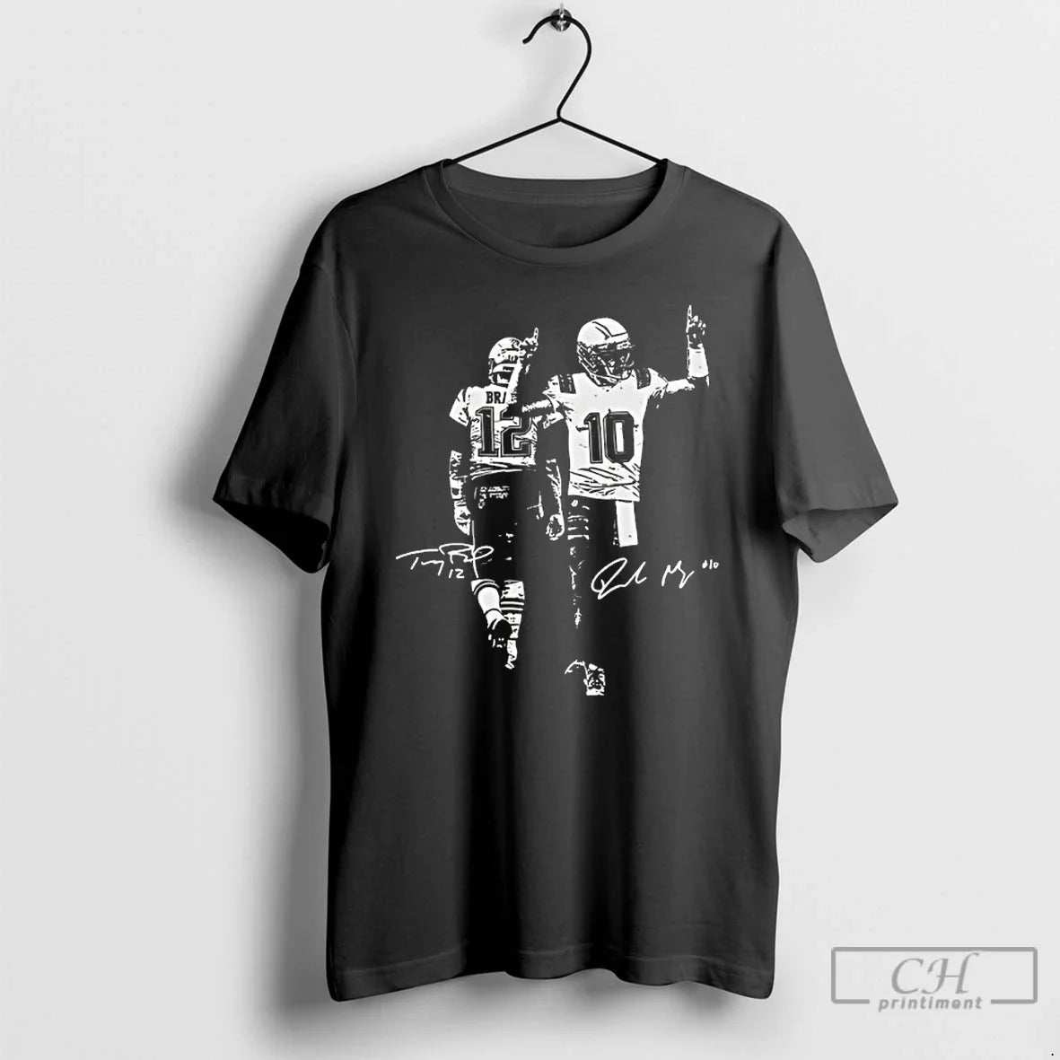 Classic Drake Maye And Tom Signature - Adult & Kids T-Shirts, Sweatshirts & Hoodies apparel design preview 1