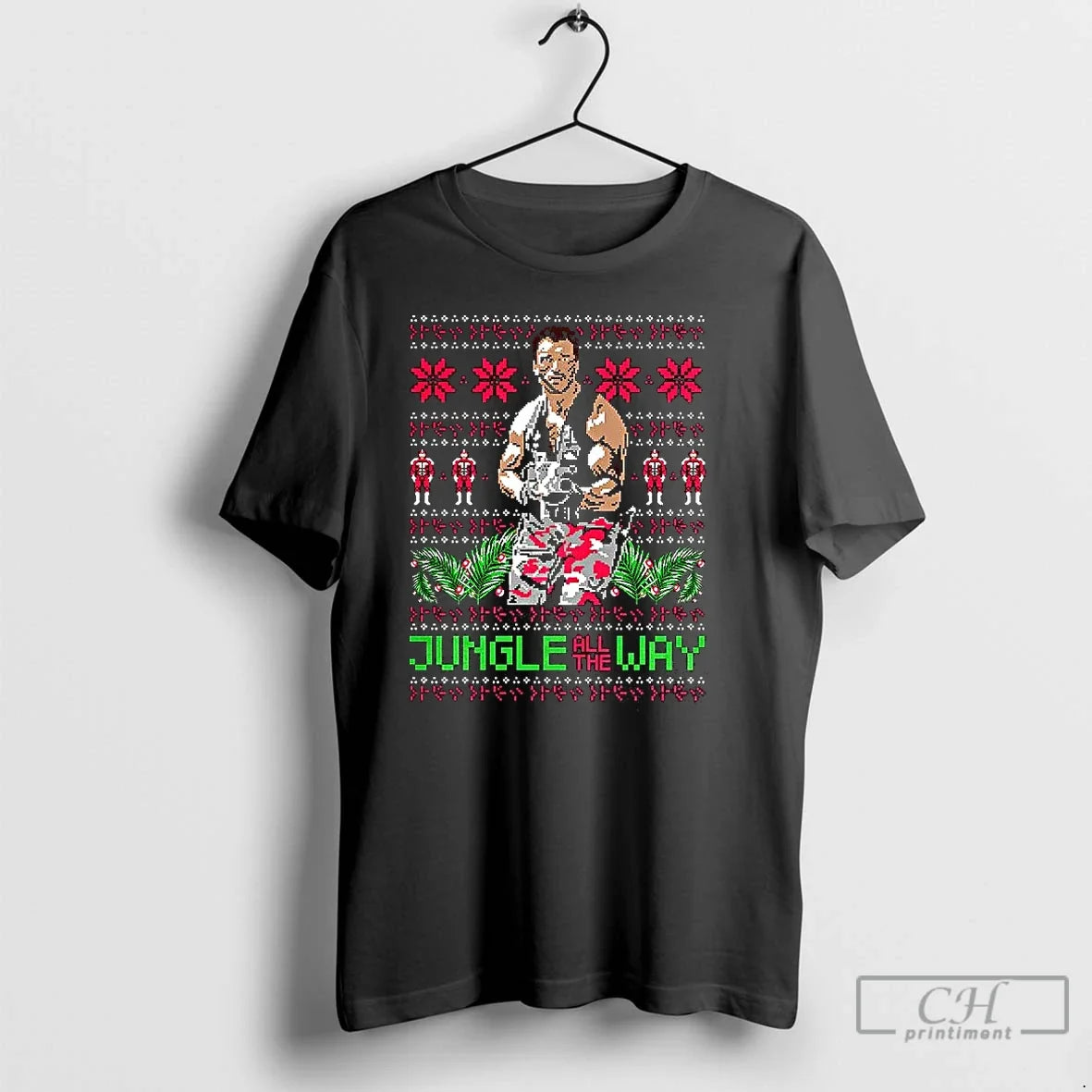 Classic Dutch Predator Jungle All The Way Ugly - Adult & Kids T-Shirts, Sweatshirts & Hoodies apparel design preview 1