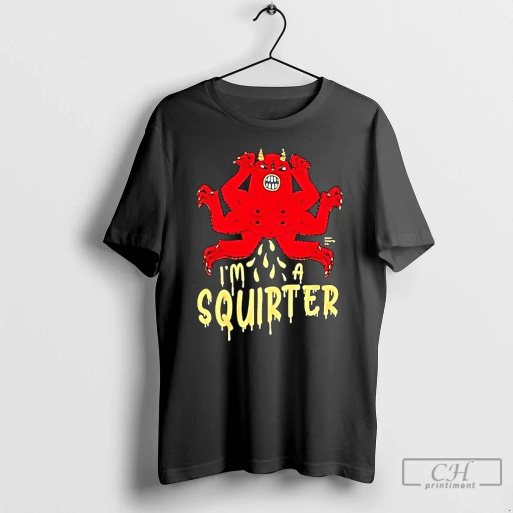 Classic Edgy Devil Character Squirter - Adult & Kids T-Shirts, Sweatshirts & Hoodies apparel design preview 1