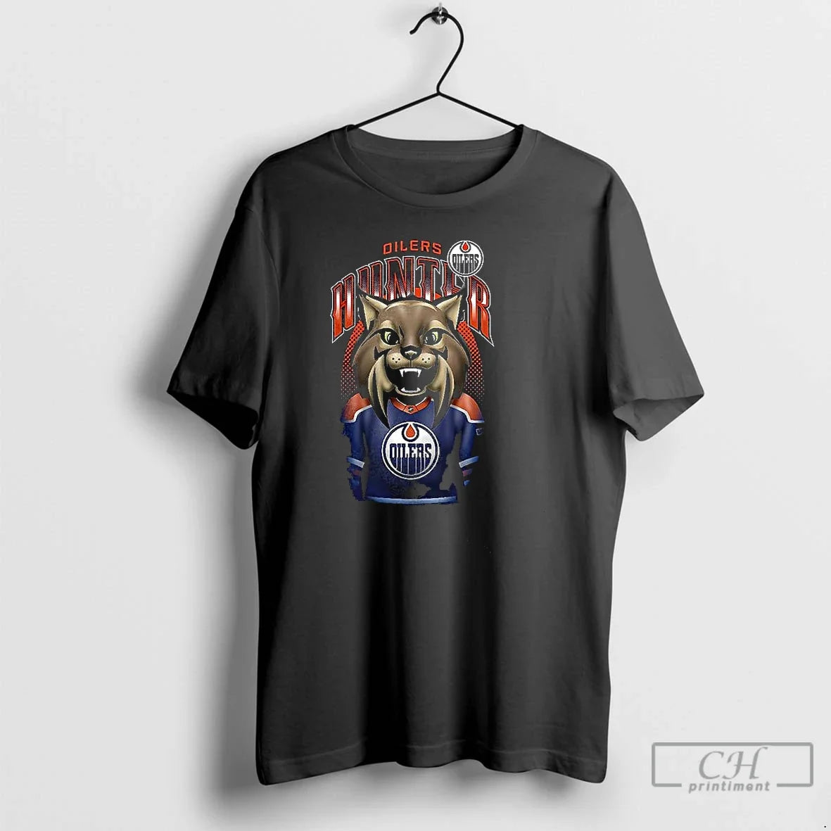 Classic Edmonton Oilers Mascot Logo - Adult & Kids T-Shirts, Sweatshirts & Hoodies apparel design preview 1