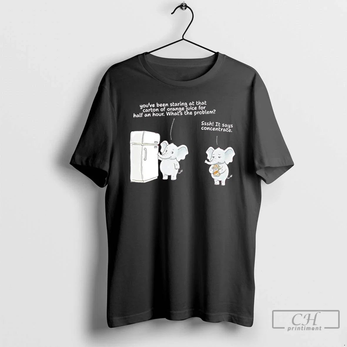 Classic Elephant Concentrate Funny Juice Pun - Adult & Kids T-Shirts, Sweatshirts & Hoodies apparel design preview 1