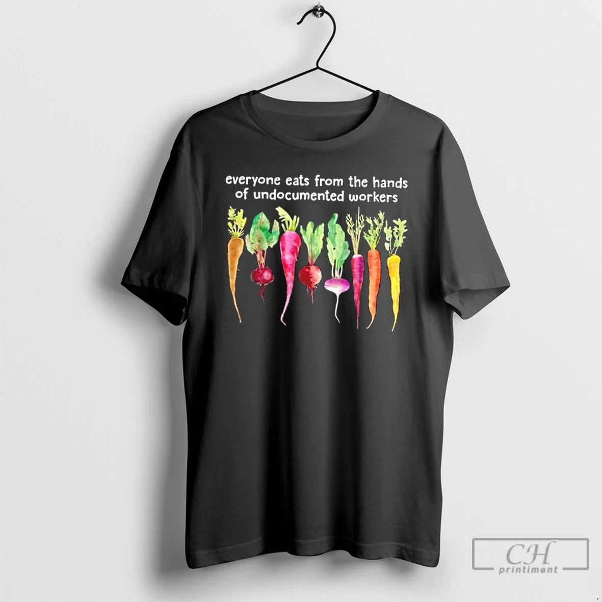 Classic Everyone Eats From The Hand Of Undocumented - Adult & Kids T-Shirts, Sweatshirts & Hoodies apparel design preview 1