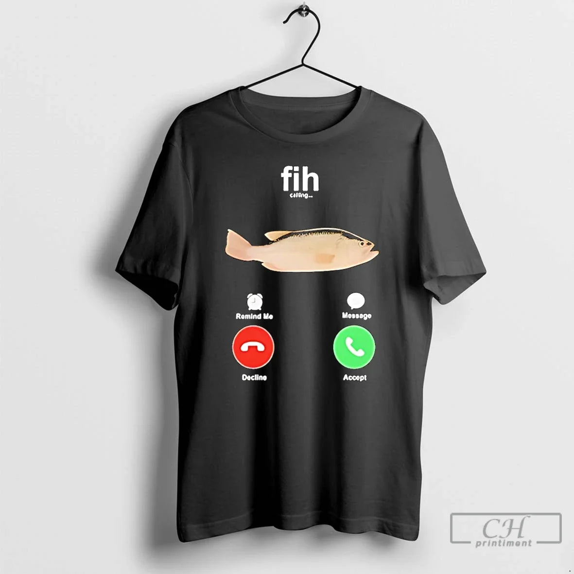 Classic Fih Calling Fish Christmas - Adult & Kids T-Shirts, Sweatshirts & Hoodies apparel design preview 1