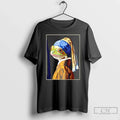 Classic Frog Vermeers Girl With A Pearl Earring - Adult & Kids T-Shirts, Sweatshirts & Hoodies apparel design preview 1