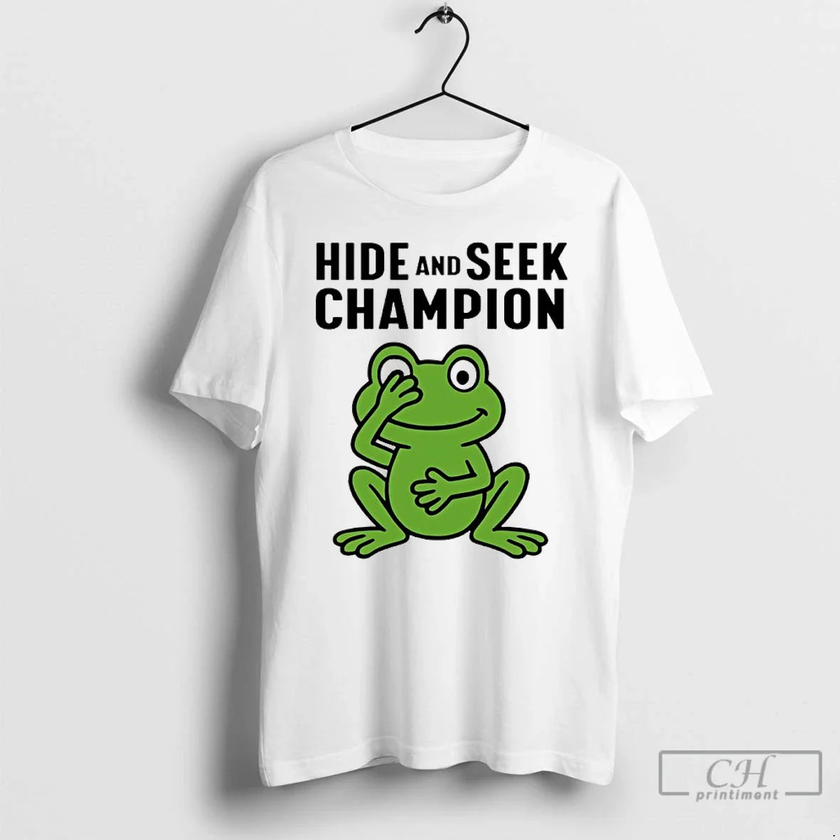 Classic Frog Hide And Seek Champion - Adult & Kids T-Shirts, Sweatshirts & Hoodies apparel design preview 1