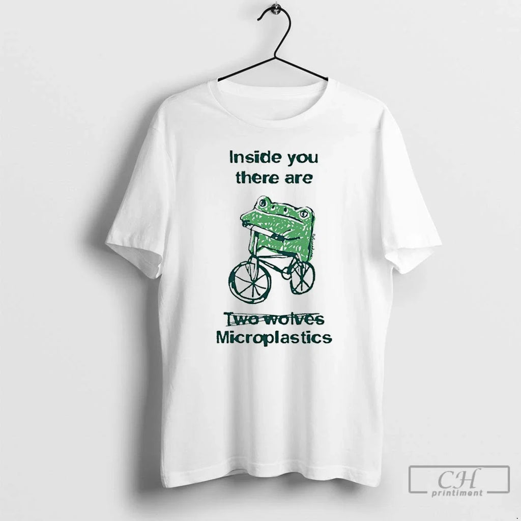 Classic Frog Inside You There Are Microplastics - Adult & Kids T-Shirts, Sweatshirts & Hoodies apparel design preview 1