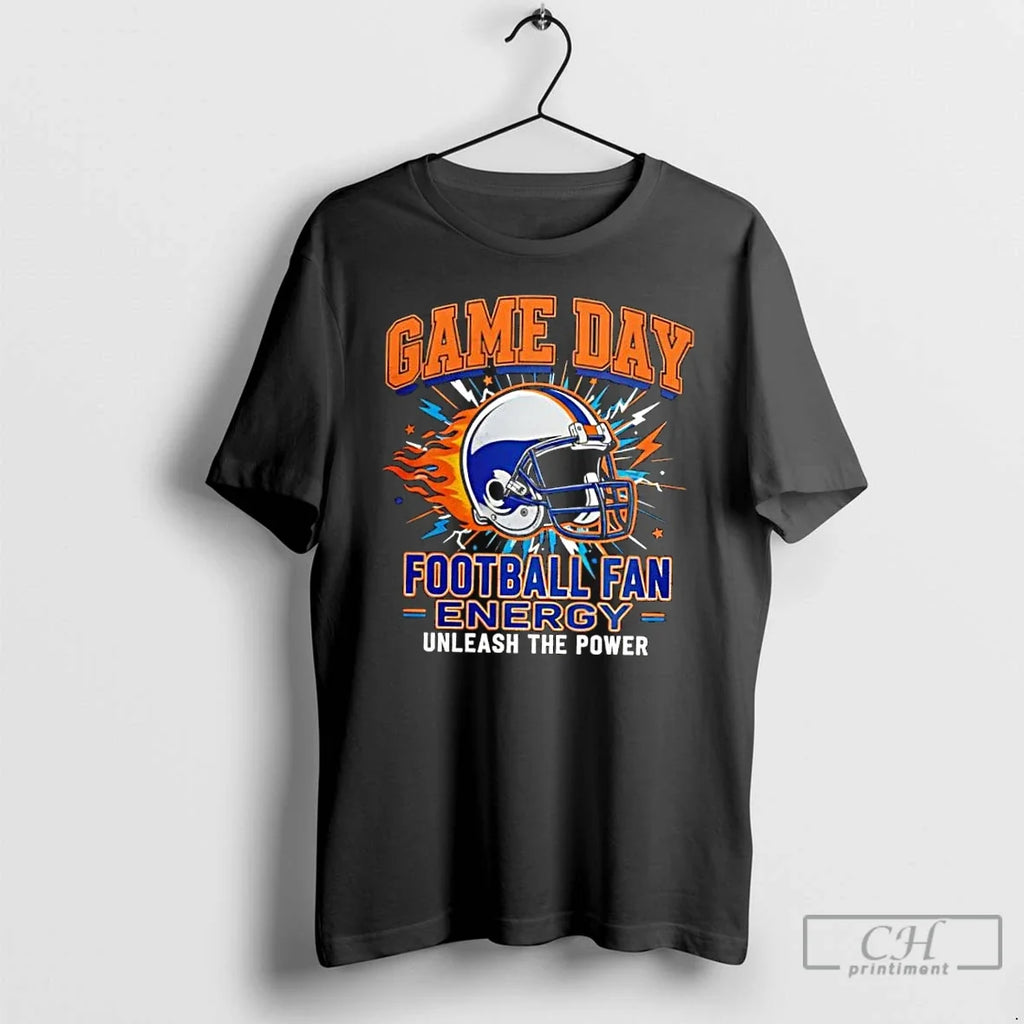 Classic Game Day Football Fan Energy Bold Sports - Adult & Kids T-Shirts, Sweatshirts & Hoodies apparel design preview 1