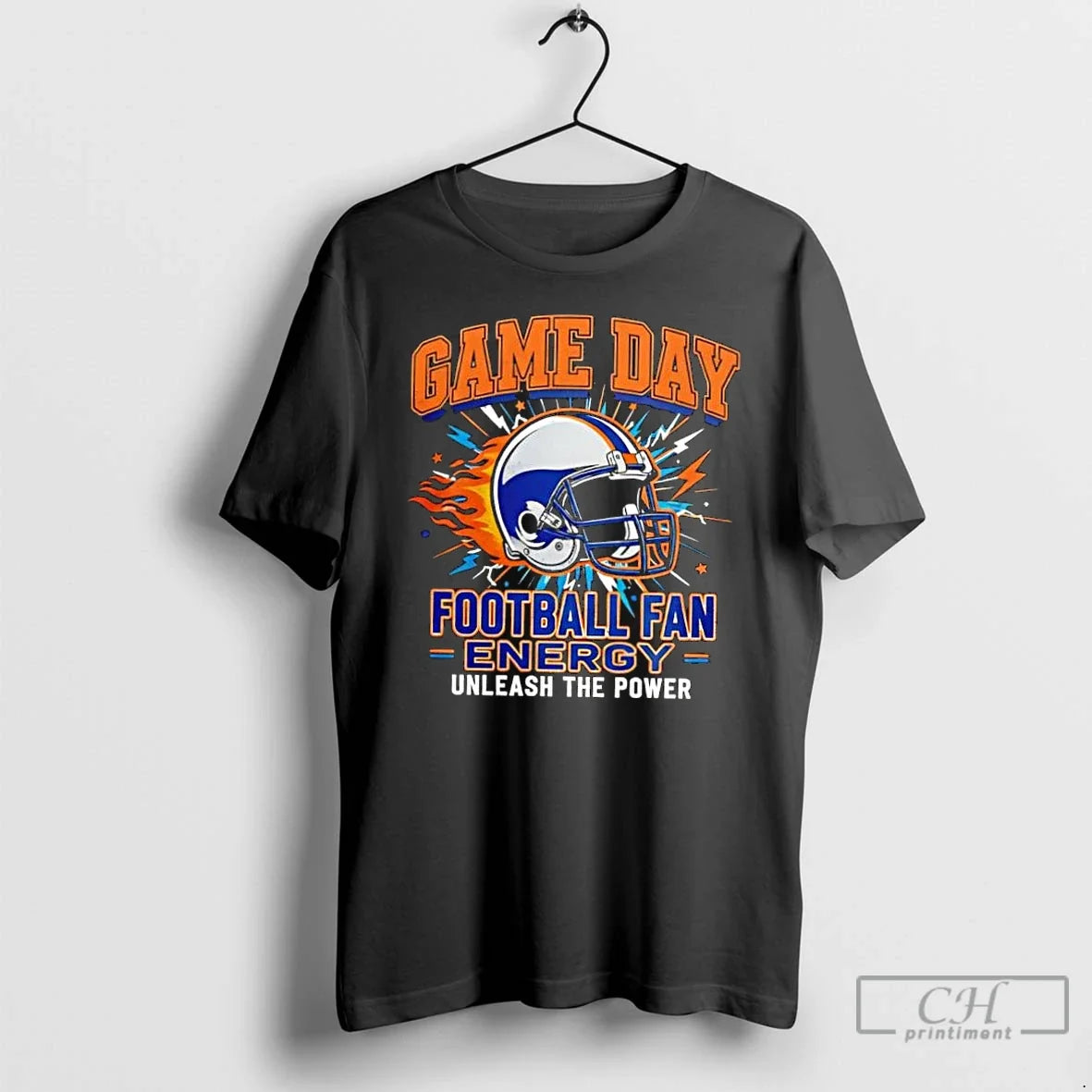 Classic Game Day Football Fan Energy Bold Sports - Adult & Kids T-Shirts, Sweatshirts & Hoodies apparel design preview 1