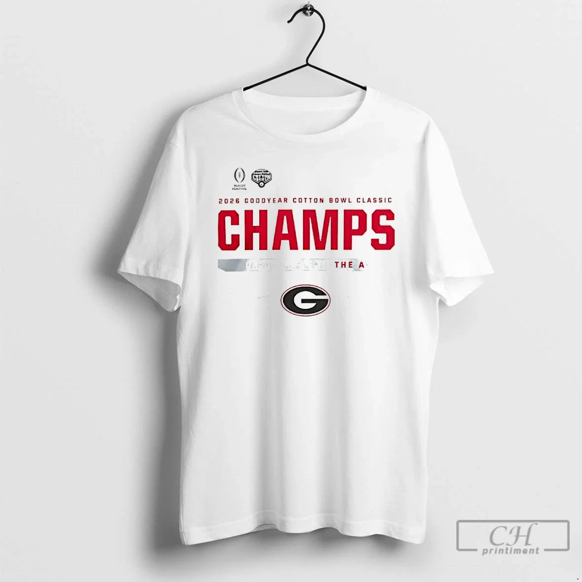 Classic Georgia Bulldogs 2026 Cotton Bowl Champions - Adult & Kids T-Shirts, Sweatshirts & Hoodies apparel design preview 1