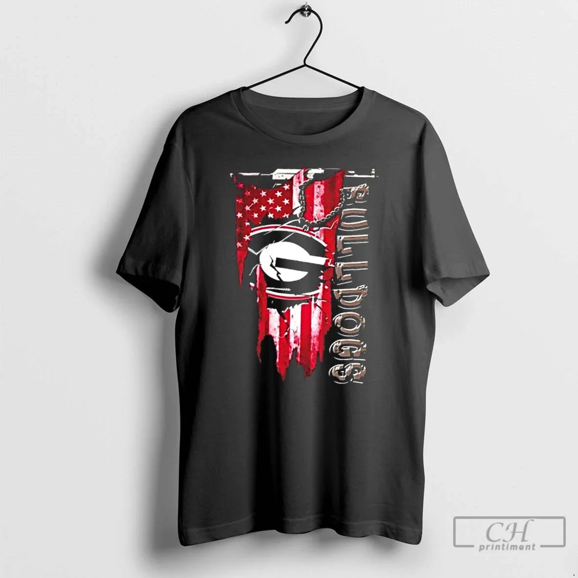 Classic Georgia Bulldogs Football Battle Shattered - Adult & Kids T-Shirts, Sweatshirts & Hoodies apparel design preview 1