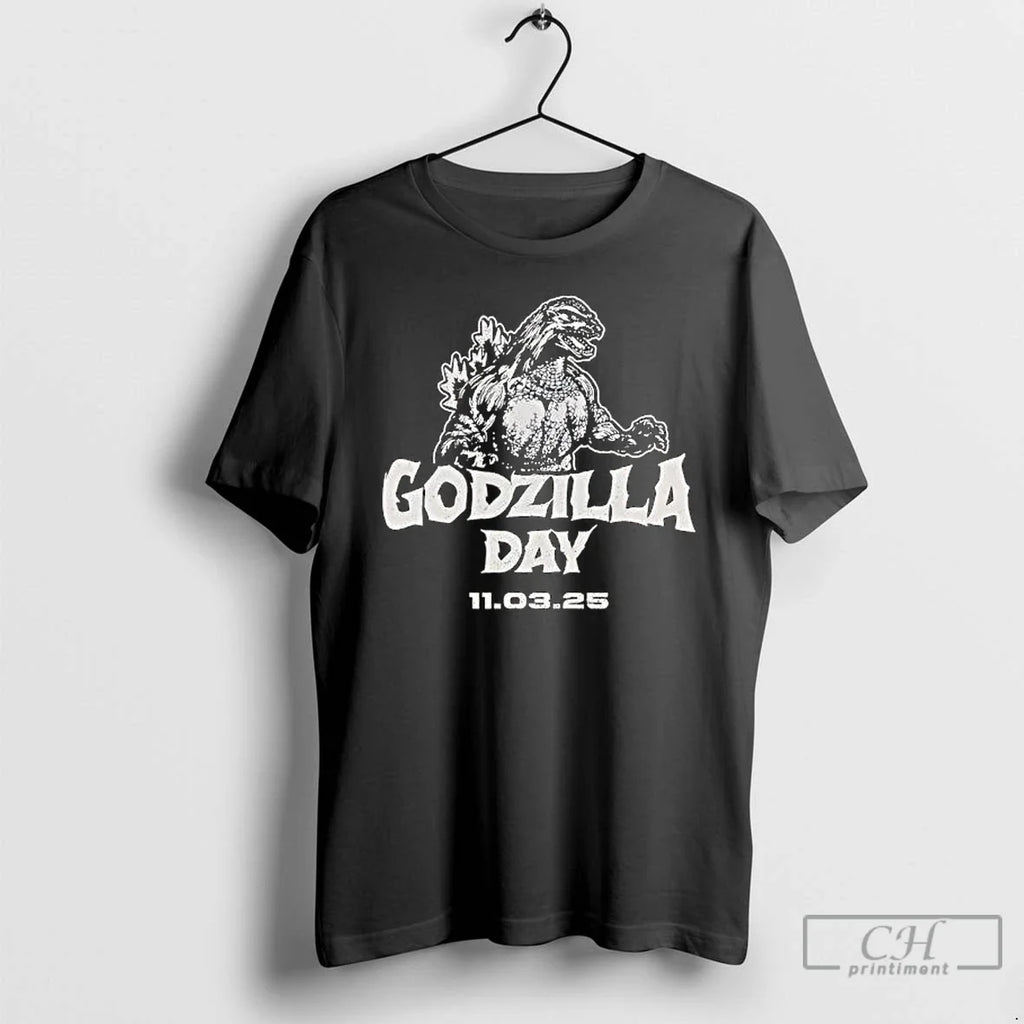 Classic Godzilla Day 2025 11 03 25 - Adult & Kids T-Shirts, Sweatshirts & Hoodies apparel design preview 1
