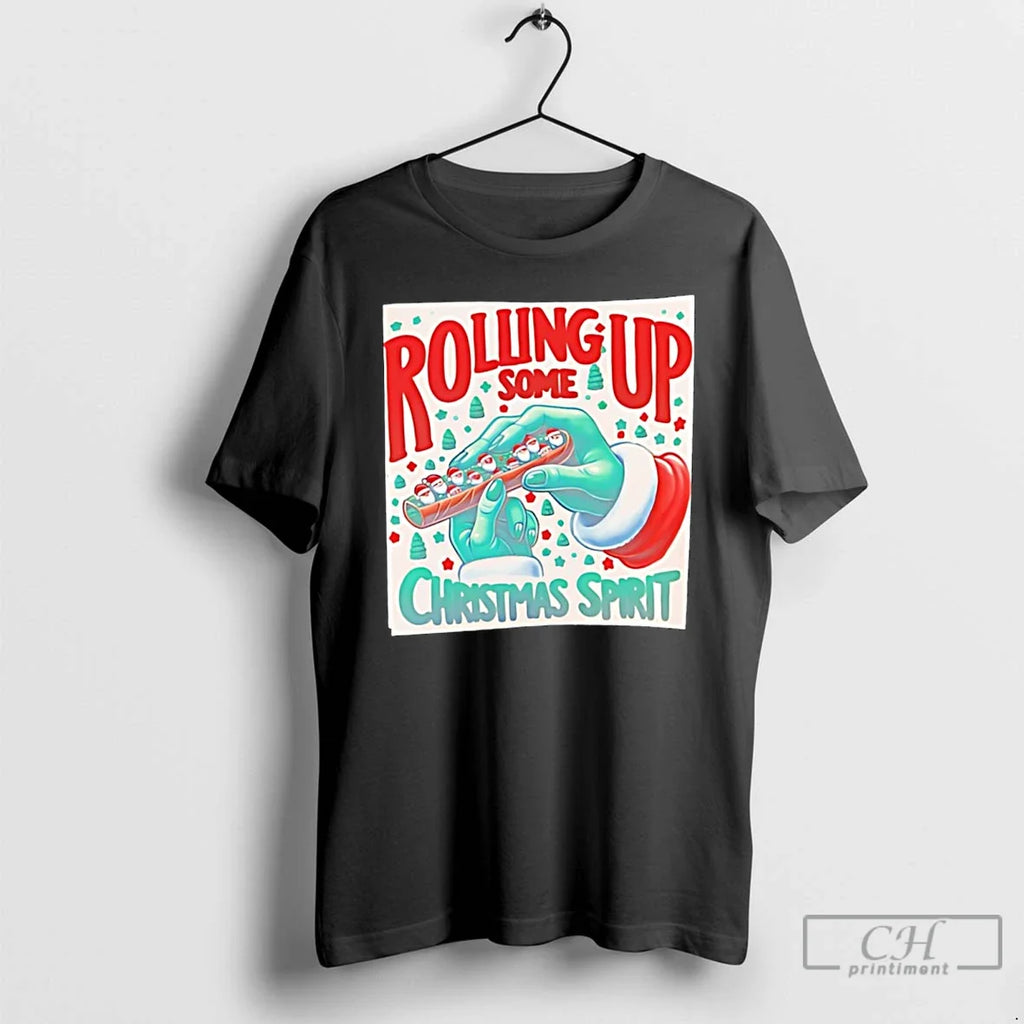 Classic Grinch Hands Rolling Up Some Christmas Spirit - Adult & Kids T-Shirts, Sweatshirts & Hoodies apparel design preview 1