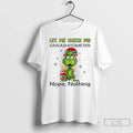 Classic Grinch Let Me Check My Giveshitometer Nope - Adult & Kids T-Shirts, Sweatshirts & Hoodies apparel design preview 1