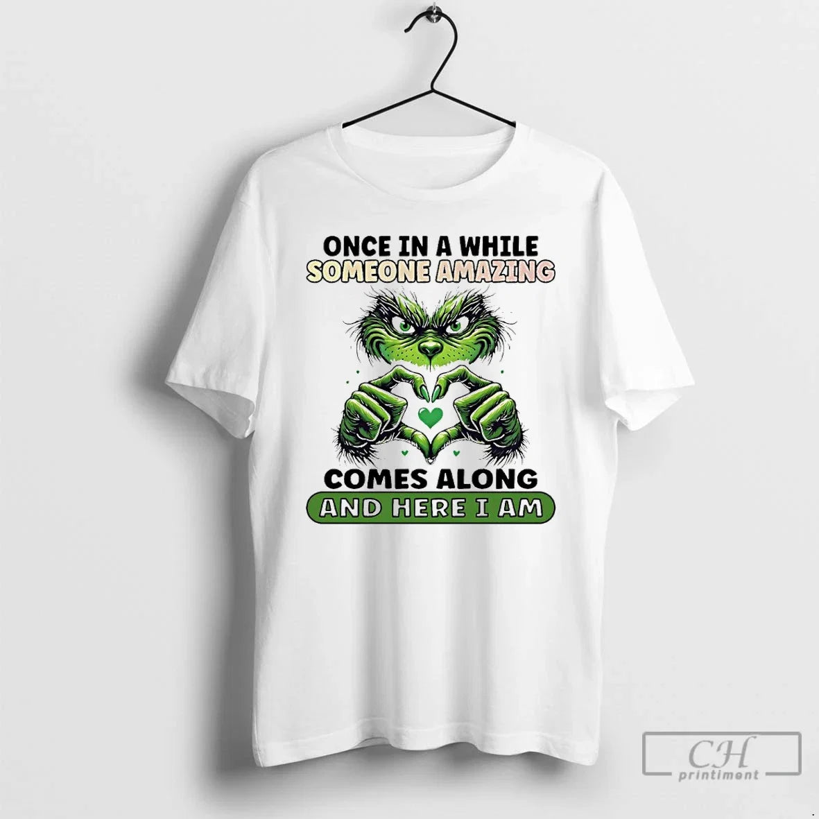 Classic Grinch Love Hand Once In A While Someone - Adult & Kids T-Shirts, Sweatshirts & Hoodies apparel design preview 1