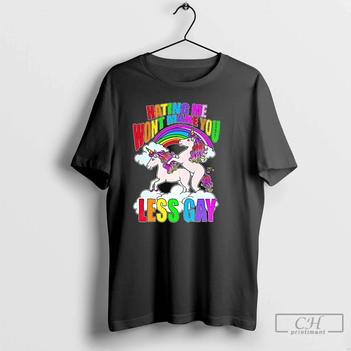 Classic Hating Me Wont Make You Less Gay Unicorn - Adult & Kids T-Shirts, Sweatshirts & Hoodies apparel design preview 1