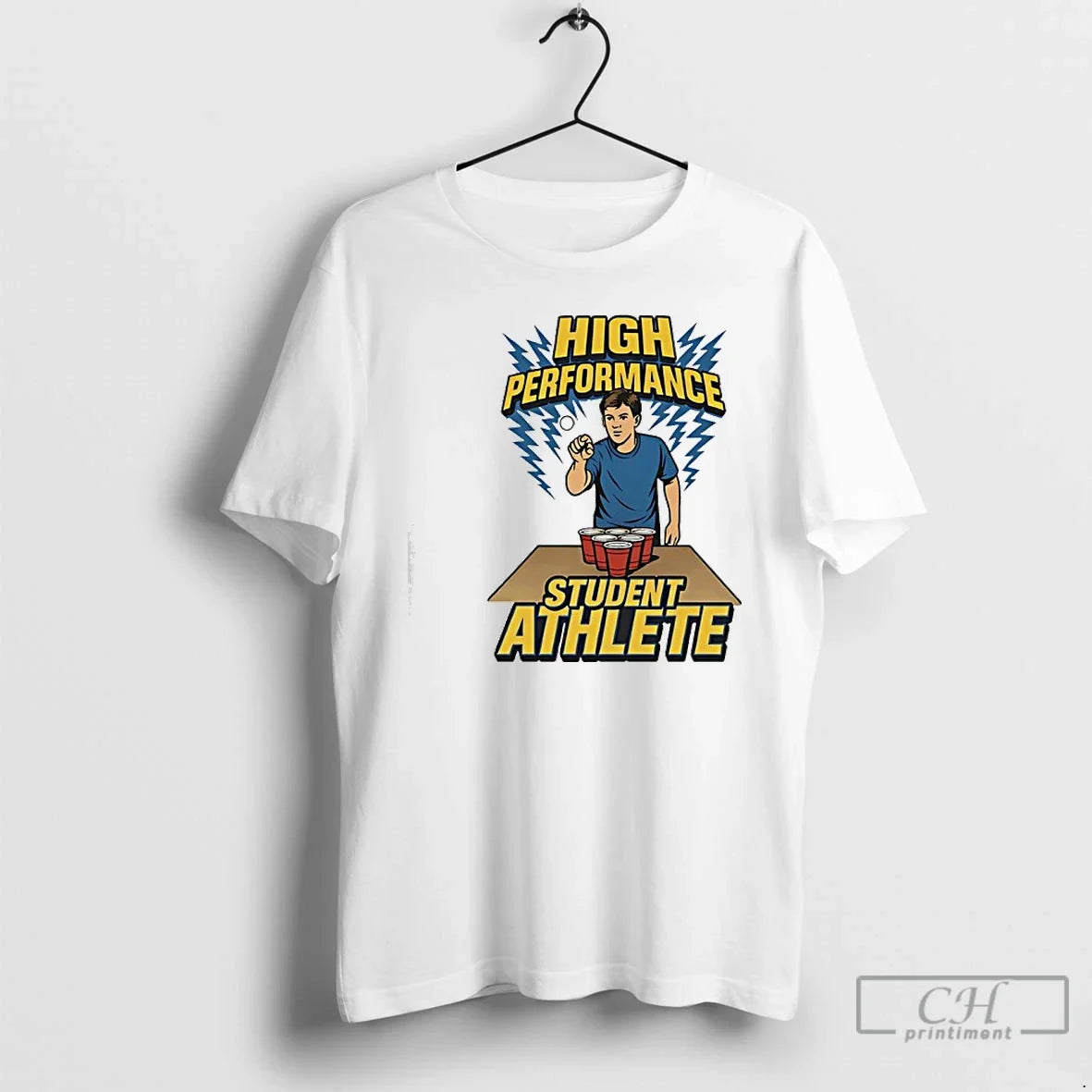 Classic High Performance Student Athlete Graphic - Adult & Kids T-Shirts, Sweatshirts & Hoodies apparel design preview 1
