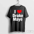 Classic I Love Drake Fan Bold Heart Graphic - Adult & Kids T-Shirts, Sweatshirts & Hoodies apparel design preview 1